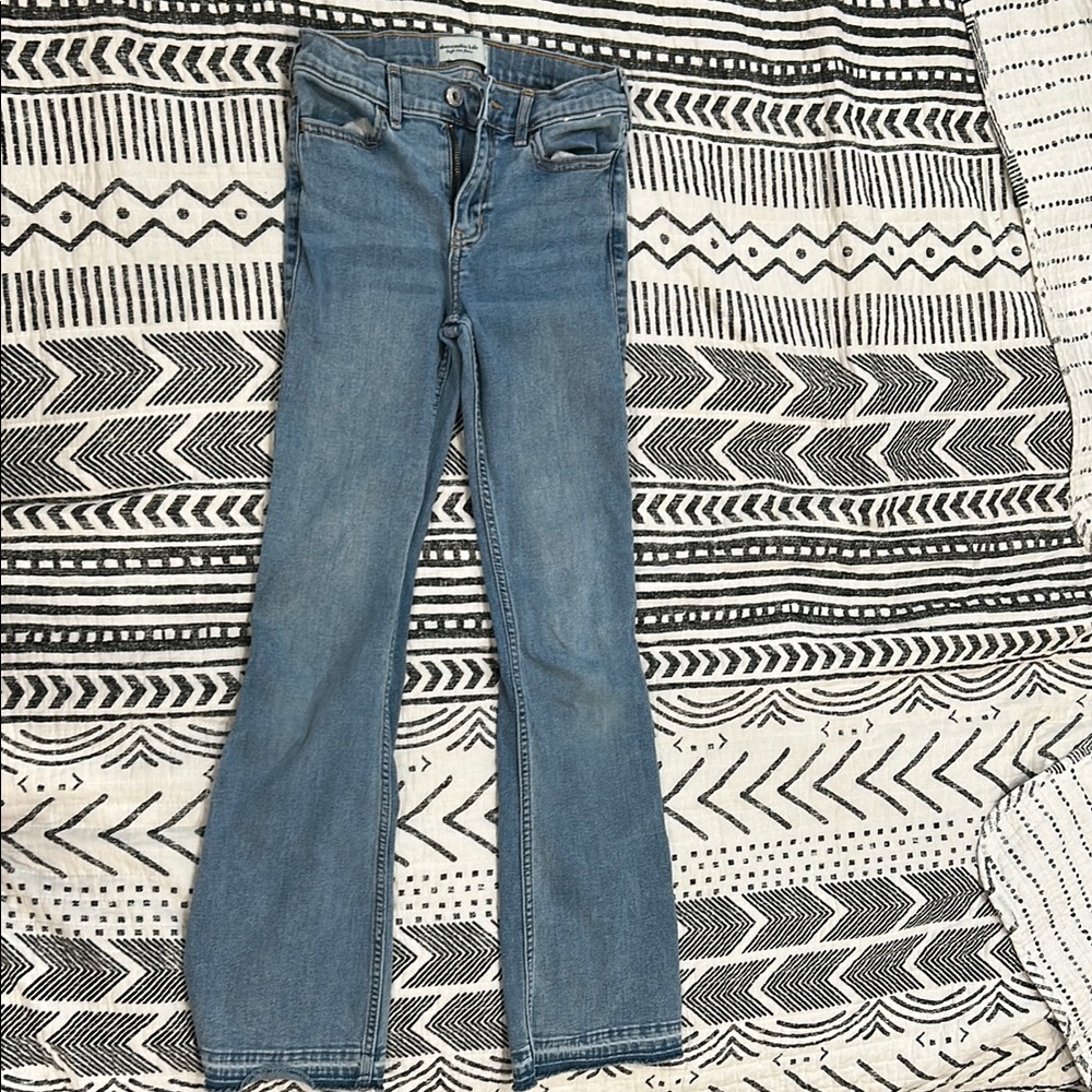 Abercrombie Kids Blue Flare & Wide Leg Jeans